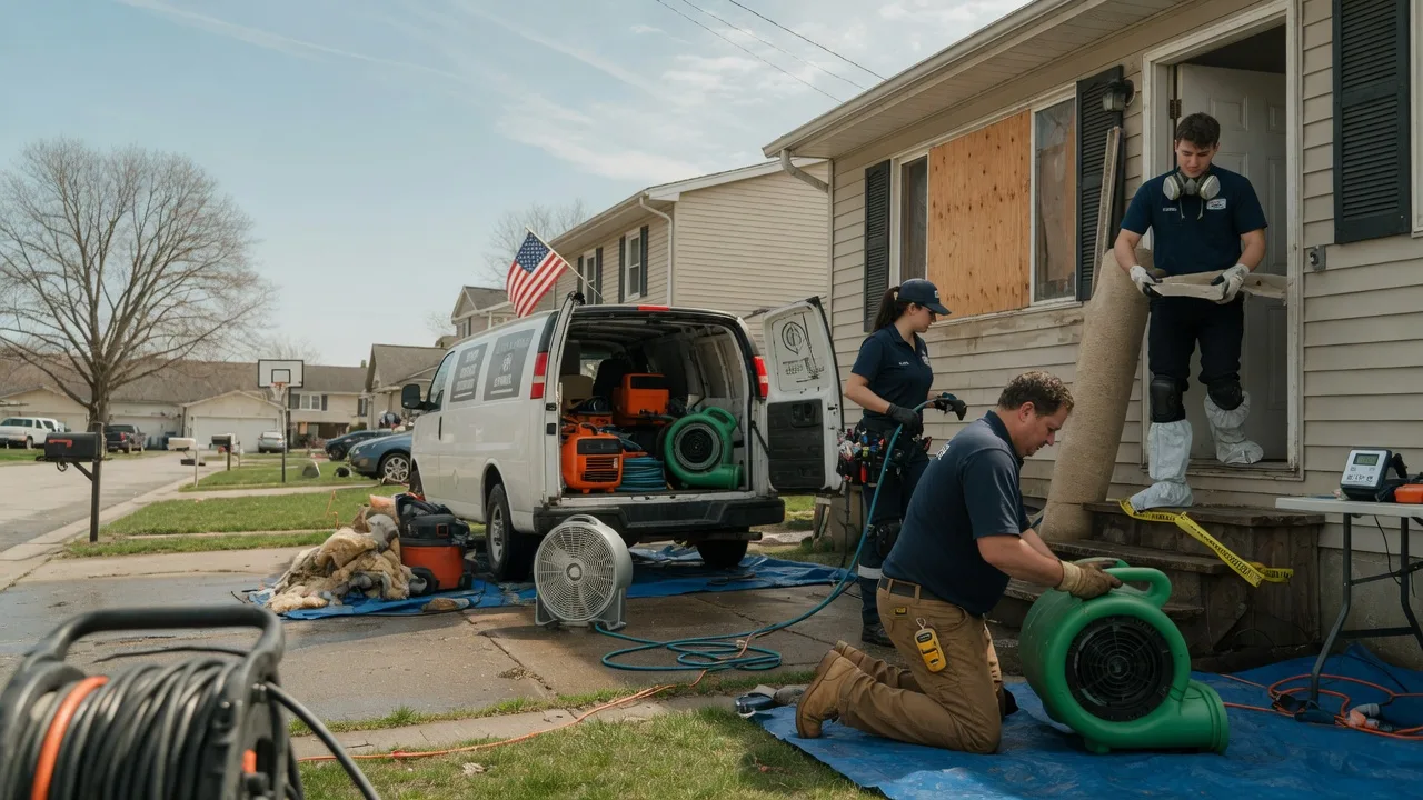 Water Damage Restoration in Omaha, IL near me